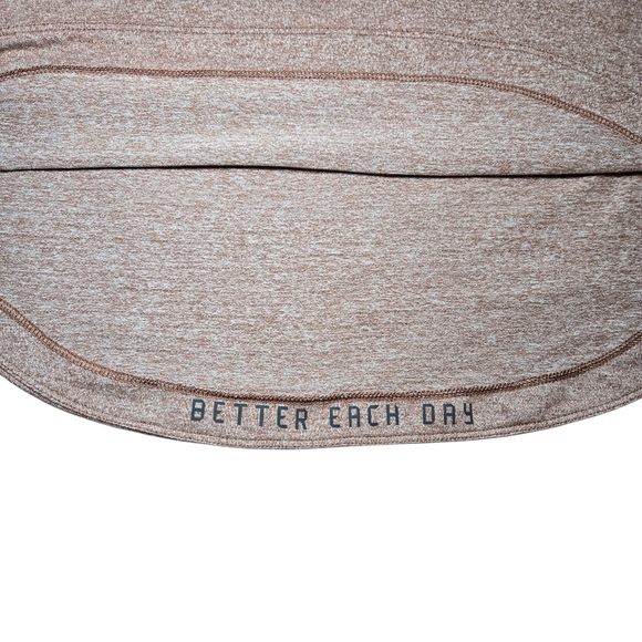 Men's Lululemon Drysense Mesh Short Sleeve - Heathered Burgundy - Picture 5 of 7